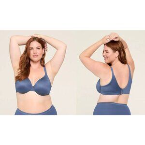 Lane Bryant Cacique Invisible Backsmoother Lightly Lined Full Coverage Bra 44D